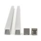 VC1010E Square Aluminium Profile with Diffuser - 1m