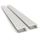 VC1707A Square Aluminium Profile with Winged Diffuser - 1m