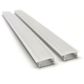 VC1707A Square Aluminium Profile with Winged Diffuser - 1m