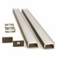 VCF019 Square Aluminium Profile with Diffuser - 1m - Gold