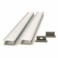 VCF020 Square Winged Aluminium Profile with Diffuser - 1m