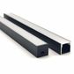 VCF025 Deep Square Aluminium Profile with Diffuser - 1m - Black