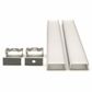 VCE009 Wide Square Aluminium Profile with Diffuser - 1m