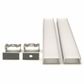 VCE009 Wide Square Aluminium Profile with Diffuser - 1m