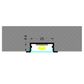 VCE010 Wide Sqaure Winged Aluminium Profile with Diffuser - 1m