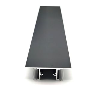 VC4917 Side Mount Aluminium Profile with Diffuser - 1m - Black