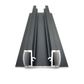 VC4917 Side Mount Aluminium Profile with Diffuser - 1m - Black