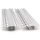 VCB035 Plasterboard Square Aluminium Profile with Diffuser - 1m
