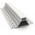 VCB047 Plasterboard Deep Recessed Aluminium Profile with Diffuser - 1m