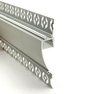 VCB025 Plasterboard Aluminium Profile with Diffuser - 1m