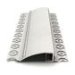 VCB025 Plasterboard Aluminium Profile with Diffuser - 1m