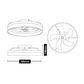 Tron Light Fan - Black