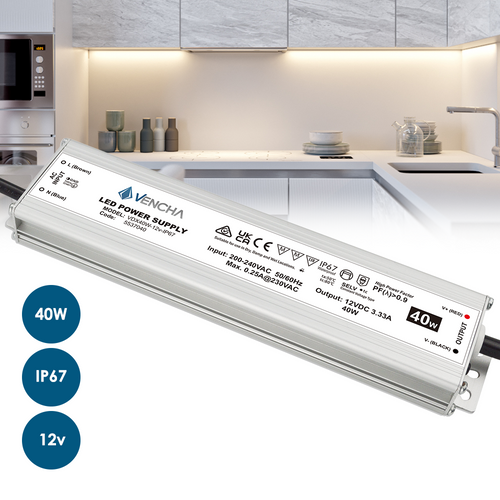 VDX40W 40w 12v IP67 LED Driver