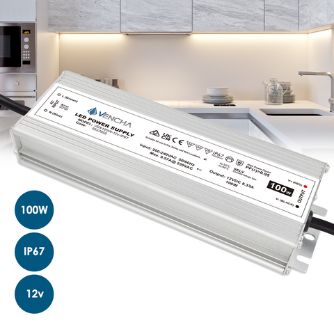 VDX100W 100w 12v IP67 LED Driver