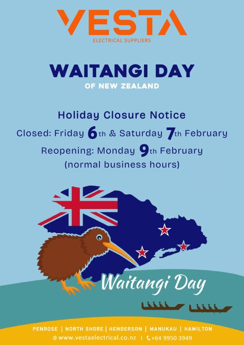 Waitangi Day Closure