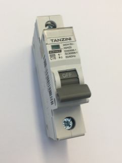 TANZINI CIRCUIT BREAKER 16A, 6KA, 1 POLE