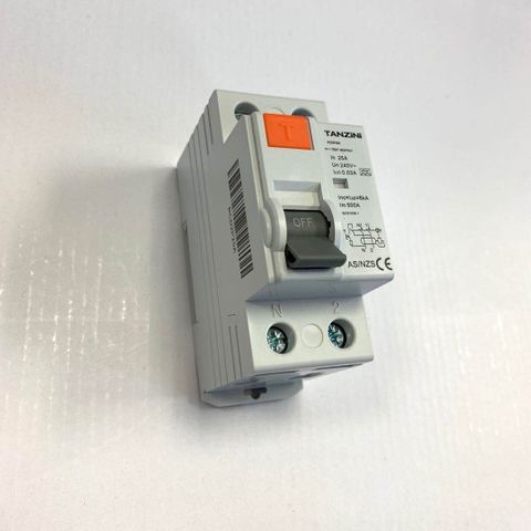 TANZINI RCD 25A TYPE A 2POLE 6KA