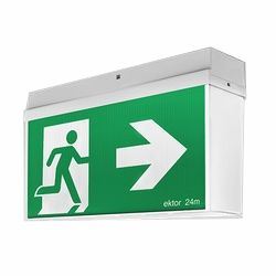 EKTOR MERCURY BASIC EMERGENCY EXIT WHITE