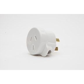 PDL Side Entry 3-Pin Rewirable Heavy Duty Tapon Plug - 10A, White