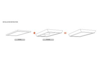 600x 600MM SURFACE MOUNTED FRAME