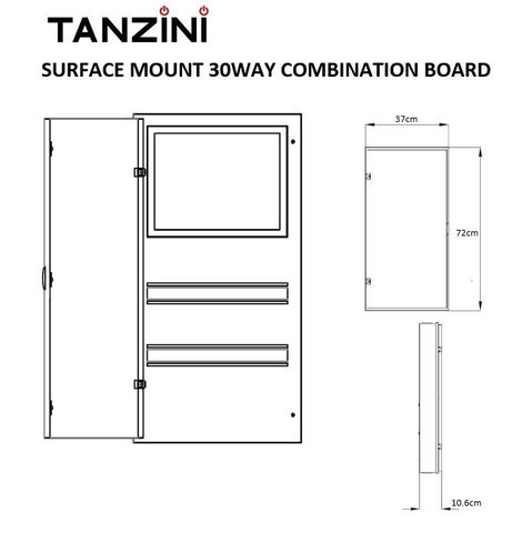 TANZINI COMBINATION METAL BOARD 30WAYSURFACE