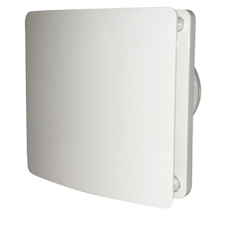 Bathroom Fan 125mm Plastic White IPX4
