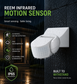 REEM INFRARED MOTION SENSOR IP65 WHITESurface Mount