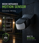 REEM INFRARED MOTION SENSOR IP65 BLACKSurface Mount