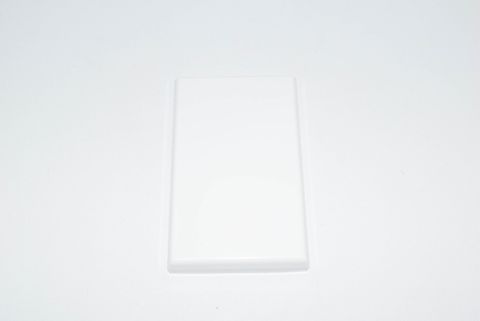 PDL Full Blank Cover Plate W/Grid- White