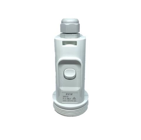 HEM SUSPENSION SWITCHED SOCKET White10A