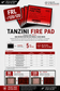 TANZINI INTUMESCENT FIRE PAD 5PCS/PK  TESTED & APPROVED in NZ