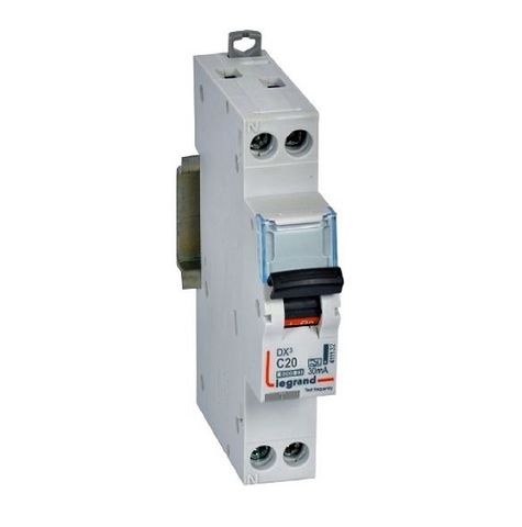 LEGRAND  RCBO DX3 1P+N Type-A 30mA 230V20A