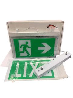 EXIT 3W LED EMERGENCY LIGHT 3 HOURS AS/NZS & AS2293 HANGING