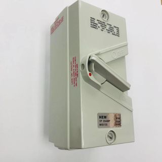 Weatherproof IP66 Isolator Switch 1P 35A