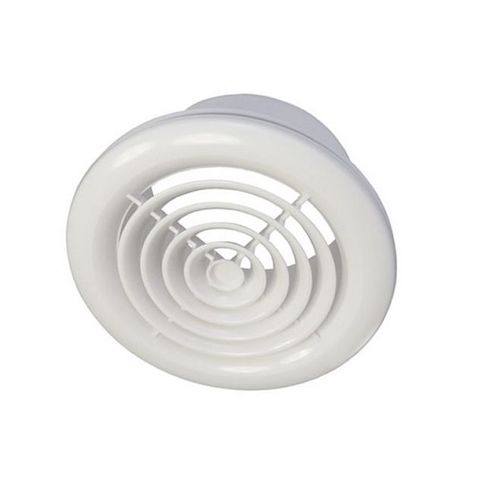 150MM CIRCULAR CEILING GRILL WHITE