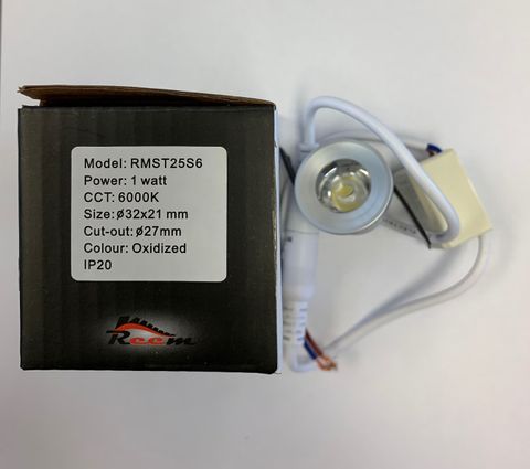 REEM SPOT ALUMINUM 32X24MM 25CUT 1WATT3000K NASA