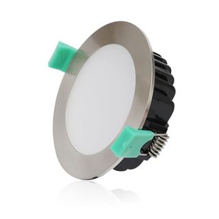 REEM13W CCT IP44 90CUT FLAT CHROME LED