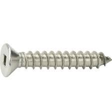 STAINLESS STEEL SCREW SQUARE HEAD #9X1",150 PCS / JAR