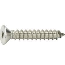 STAINLESS STEEL SCREW SQUARE HEAD #9X1",150 PCS / JAR