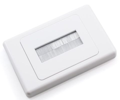 Brush Wall Plate with two optional covers