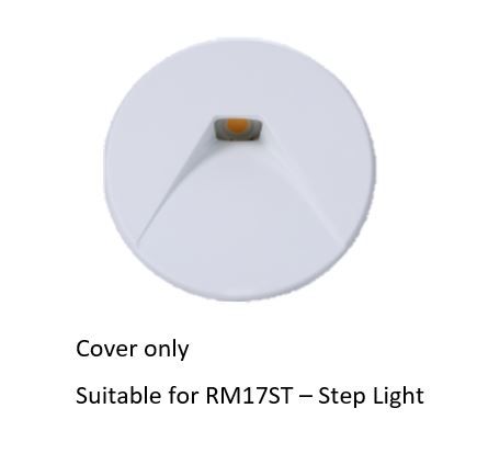 Cover for RM17ST Step Light White Circular-Square