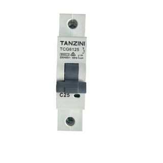 TANZINI MCB 1Pole 25A Type-C TCG Series