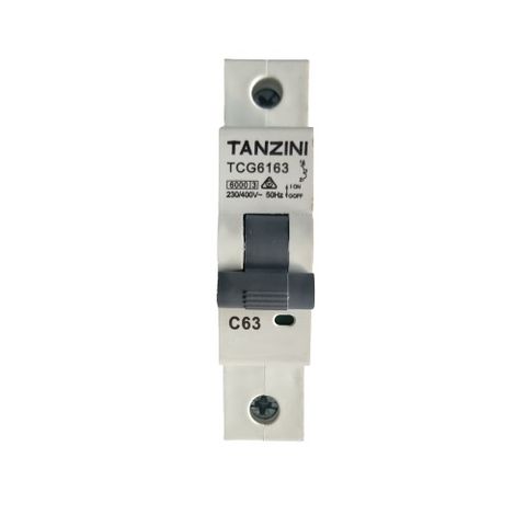 TANZINI MCB 1Pole 63A Type-C TCG Series