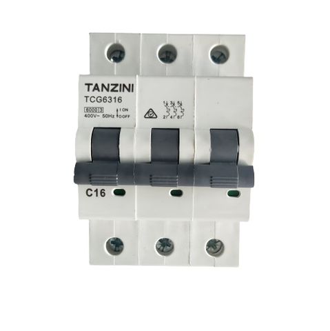 TANZINI MCB 3Pole 16A Type-C TCG Series