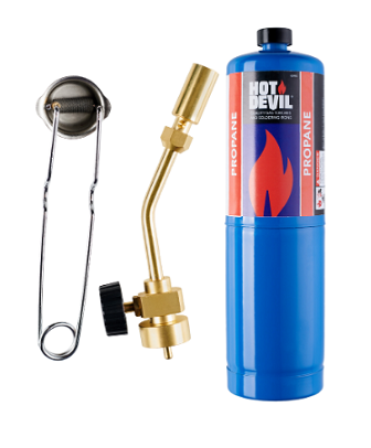 Hamer Hot Devil (Propane Gas) Torch Kit with Hand Sparker
