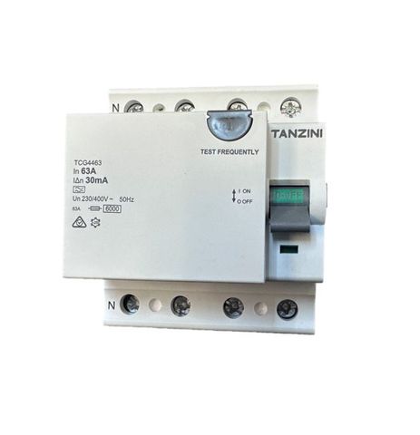 TANZINI TCG Series RCD 4Pole 40A 30mA Type A