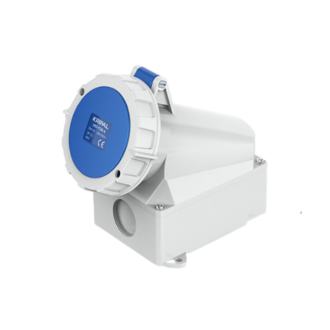 32A 3 PIN  WALL MOUNTED SOCKET IP67