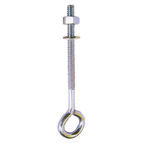 EYE BOLT 6mm x 100mm includes nut & washer