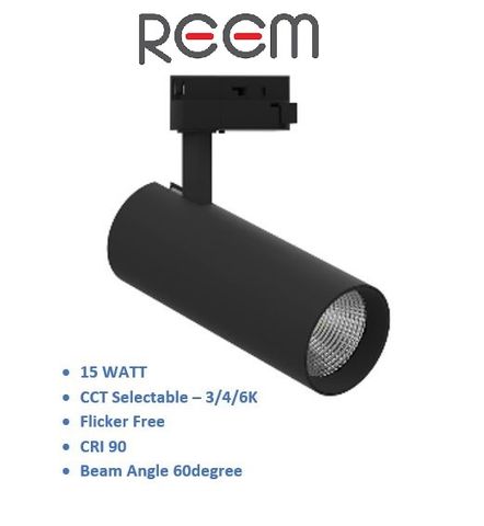 REEM Track Spot LED 3CCT 15W BLACK