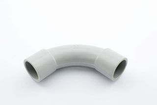 SOLID BEND FOR CONDUIT 20MM GREY